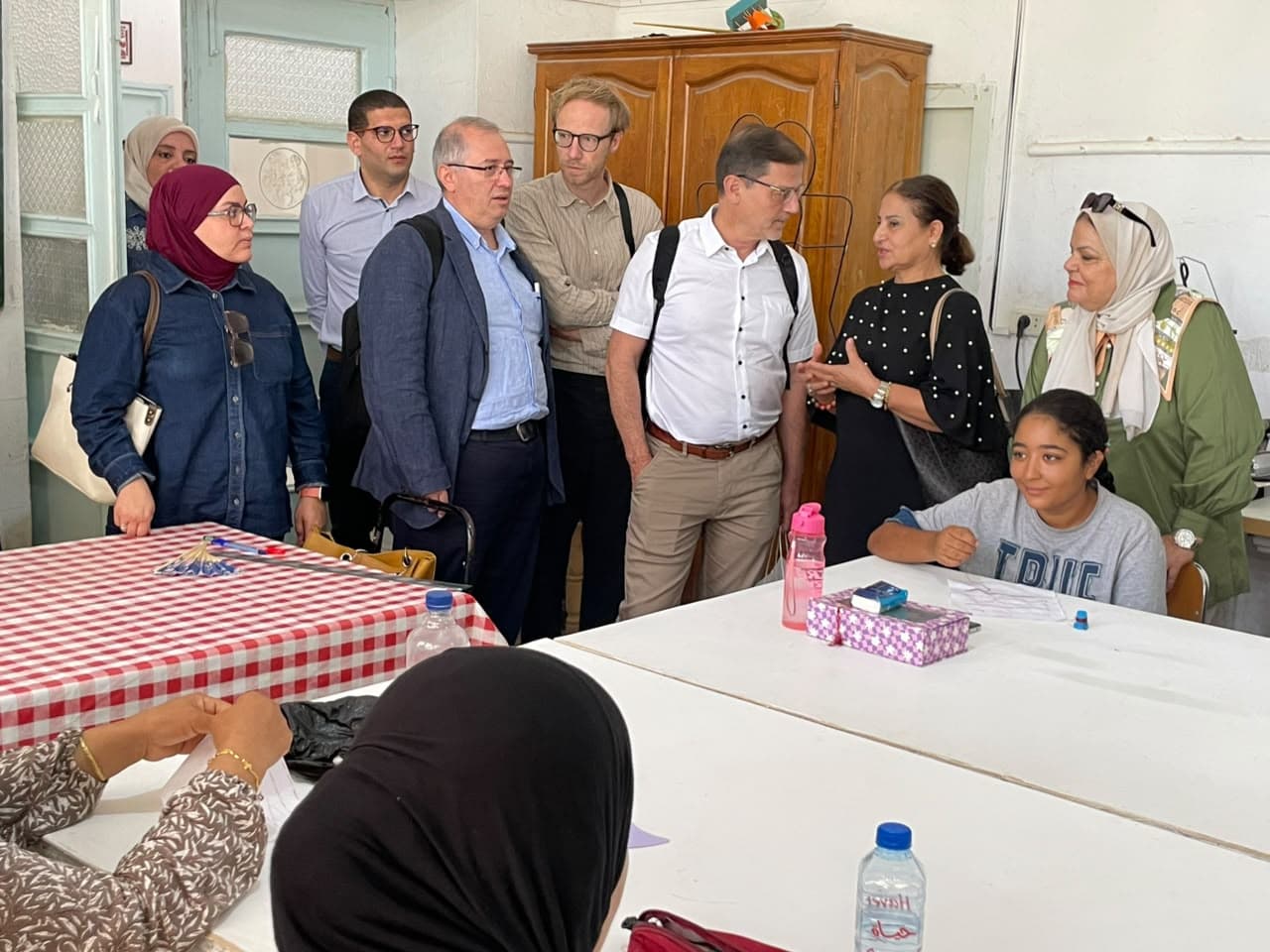 Madinin Union Chief Reviews Training Center Progress