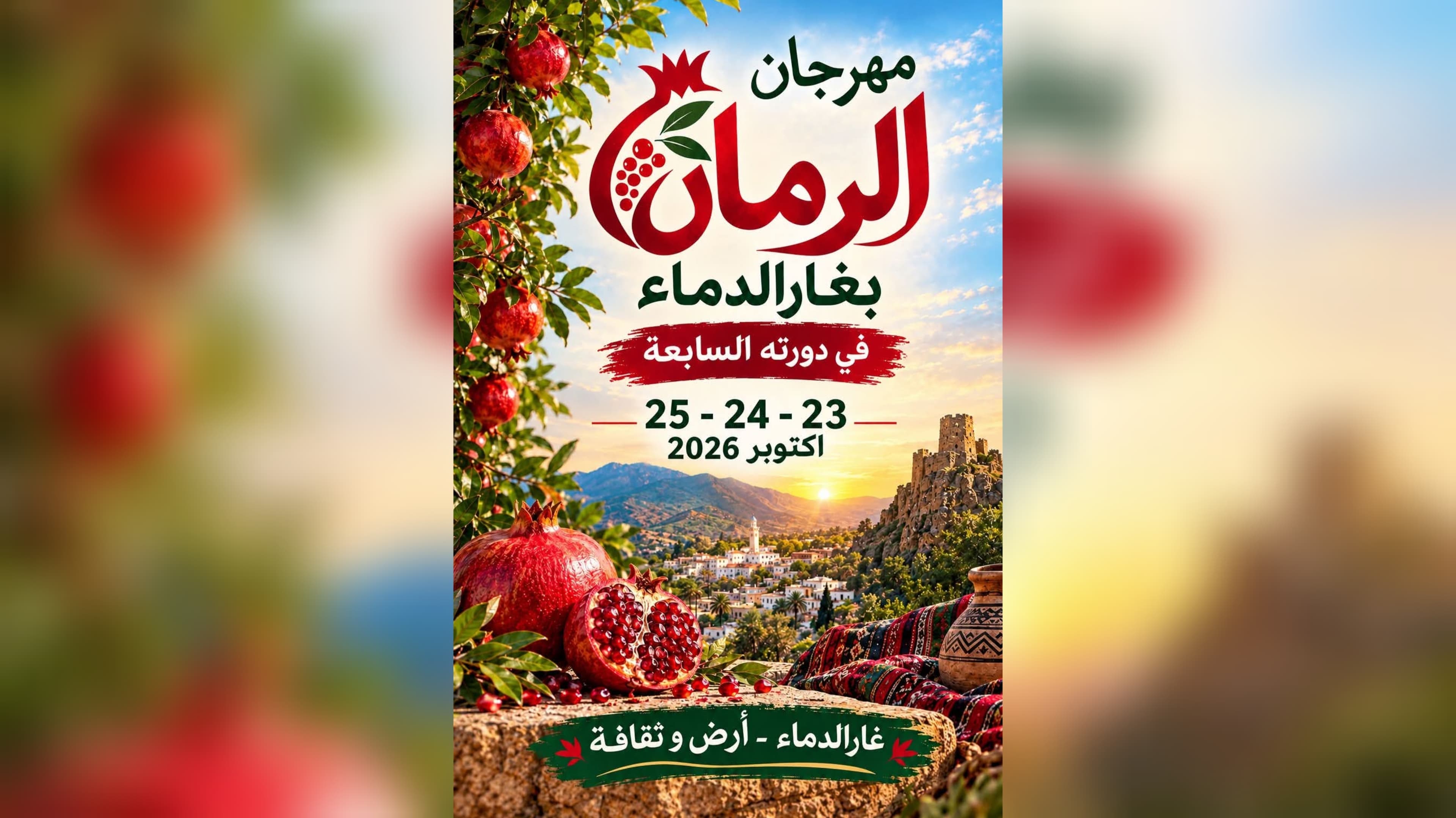 Ghar al-Damā' to host seventh pomegranate festival