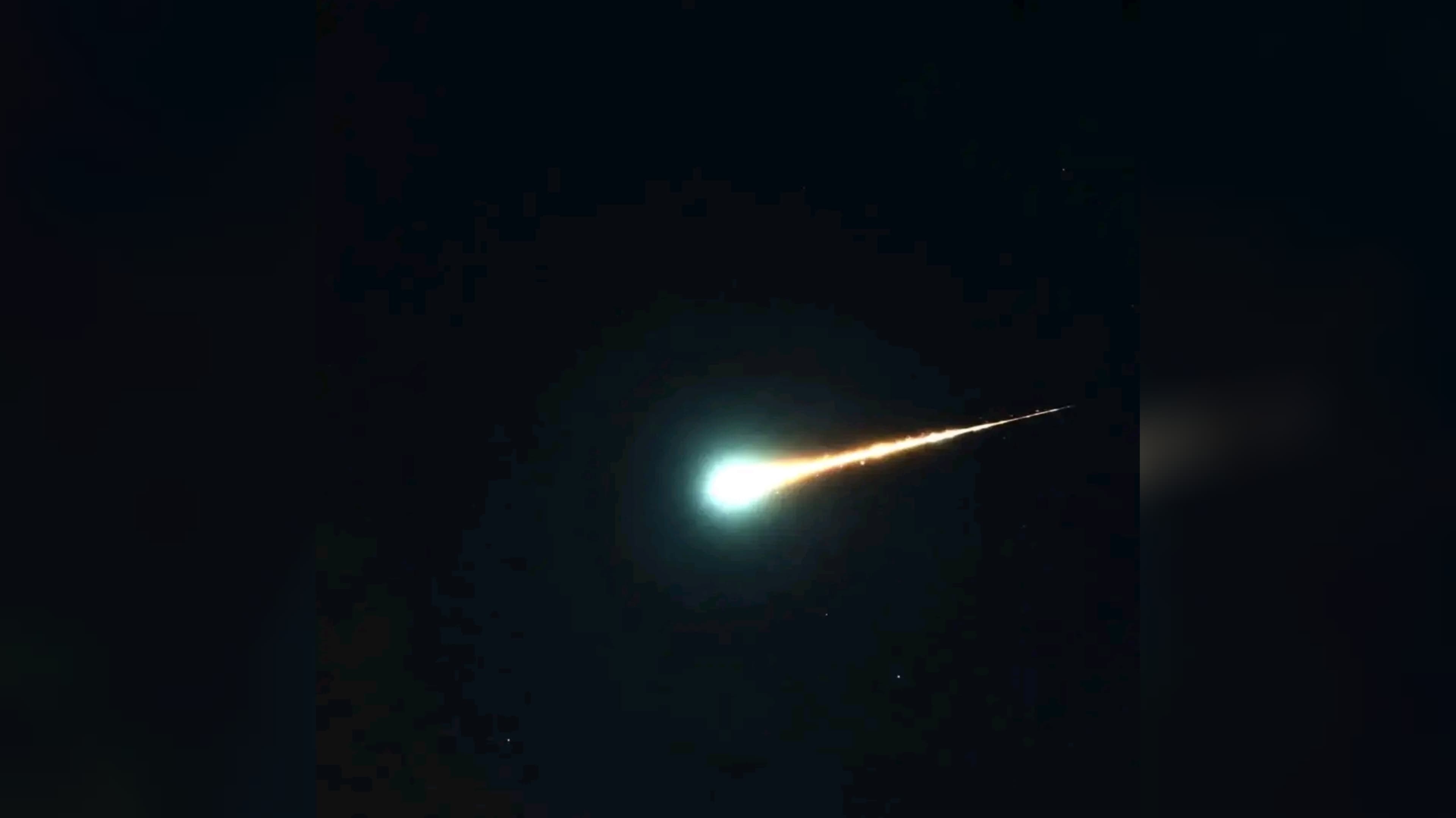 Fiery object descends in southern Tunisia