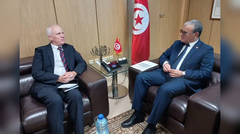 وزير الاقتصاد يلتقي مدير مكتب البنك الدولي في تونس