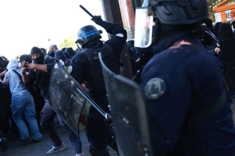 UN Concerned Over Police Actions in French Student Protests
