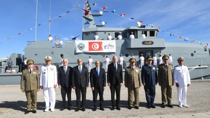 Head of State inaugurates Tunisian-built warship