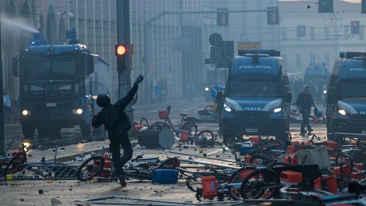 Italy enforces strict security after protests