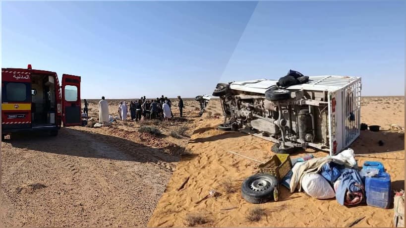 Ben Gardane: 7 Algerians Injured in Car Accident