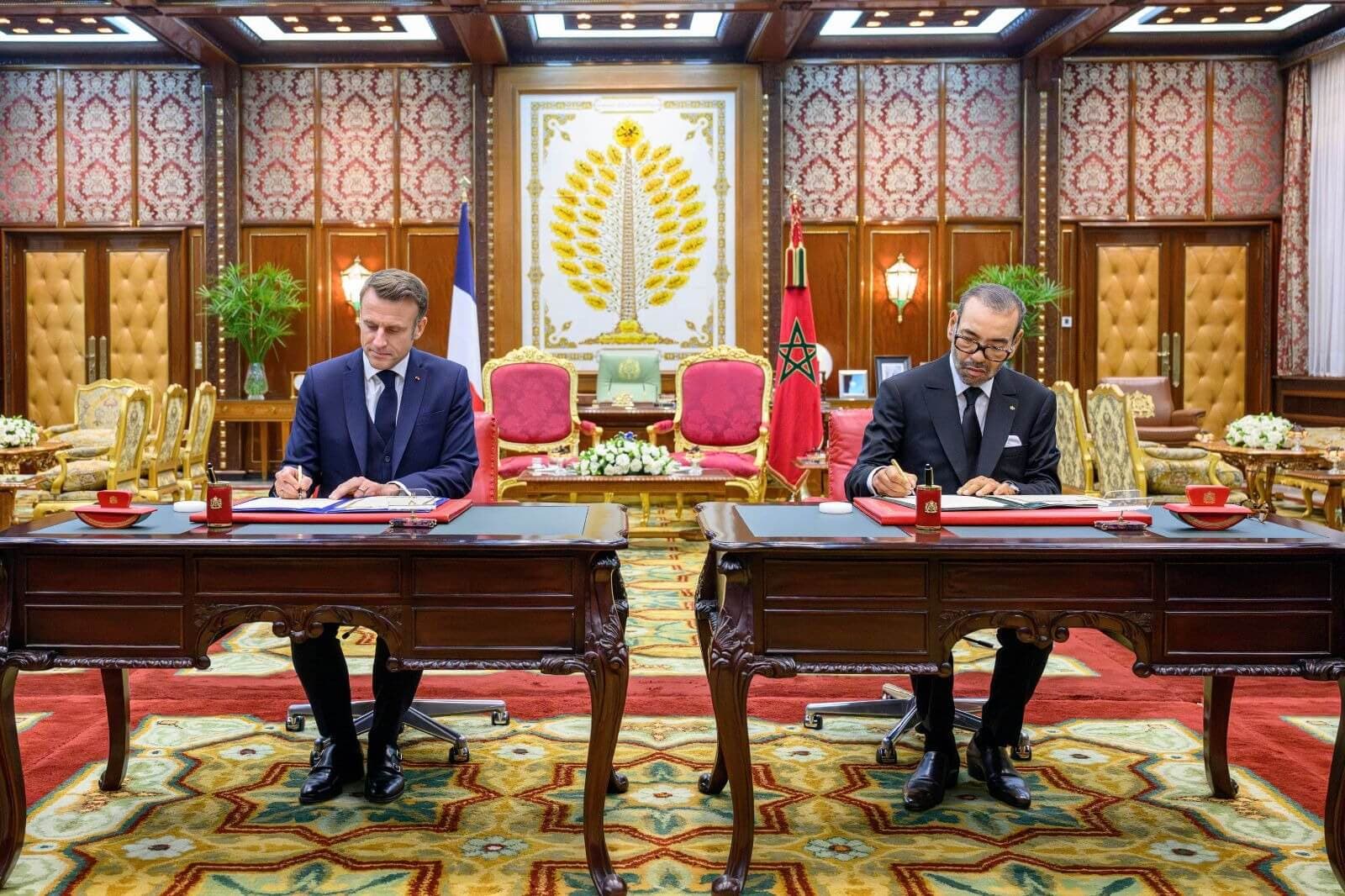 French source details treaty between King and Macron