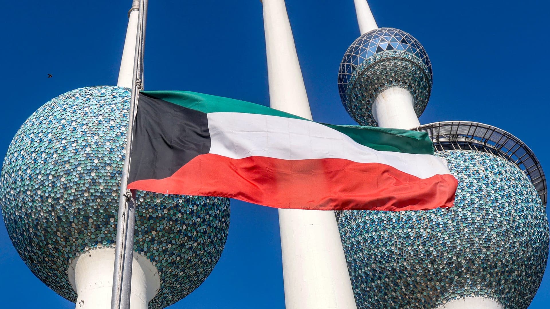 Kuwait residential fire after drone attack