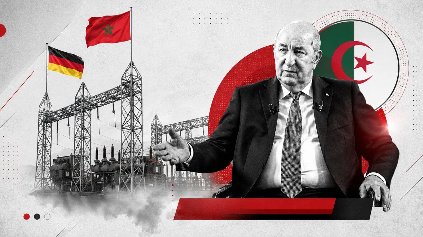 تبون يقترح تعويض المغرب في مشروع كابل الكهرباء