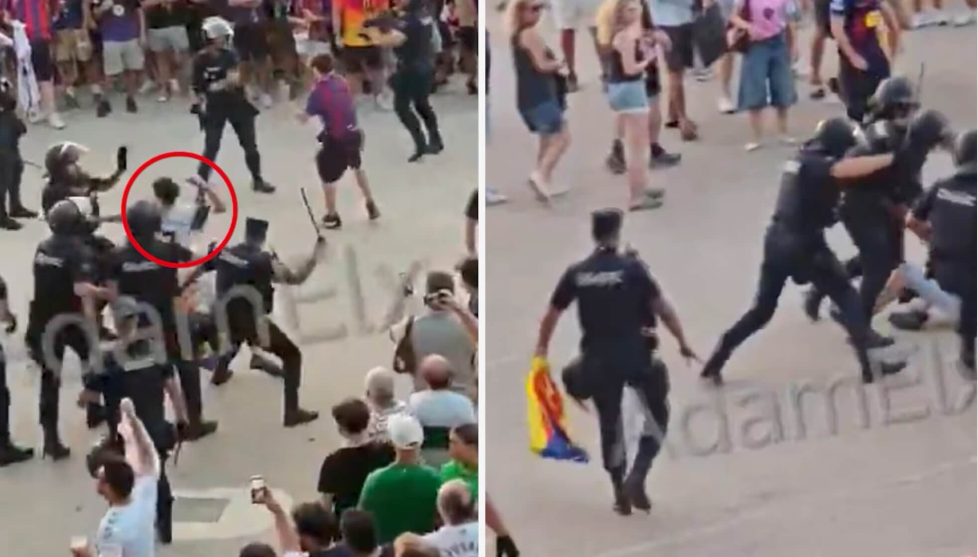 برشلونة يرد على اعتقال مشجع