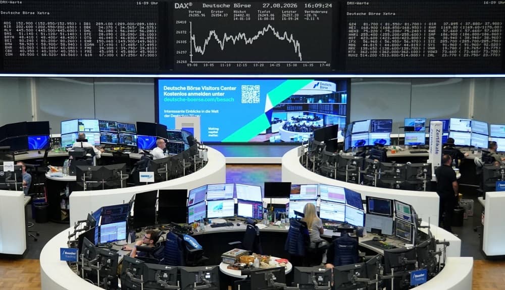 European stocks fall on oil and Middle East tensions