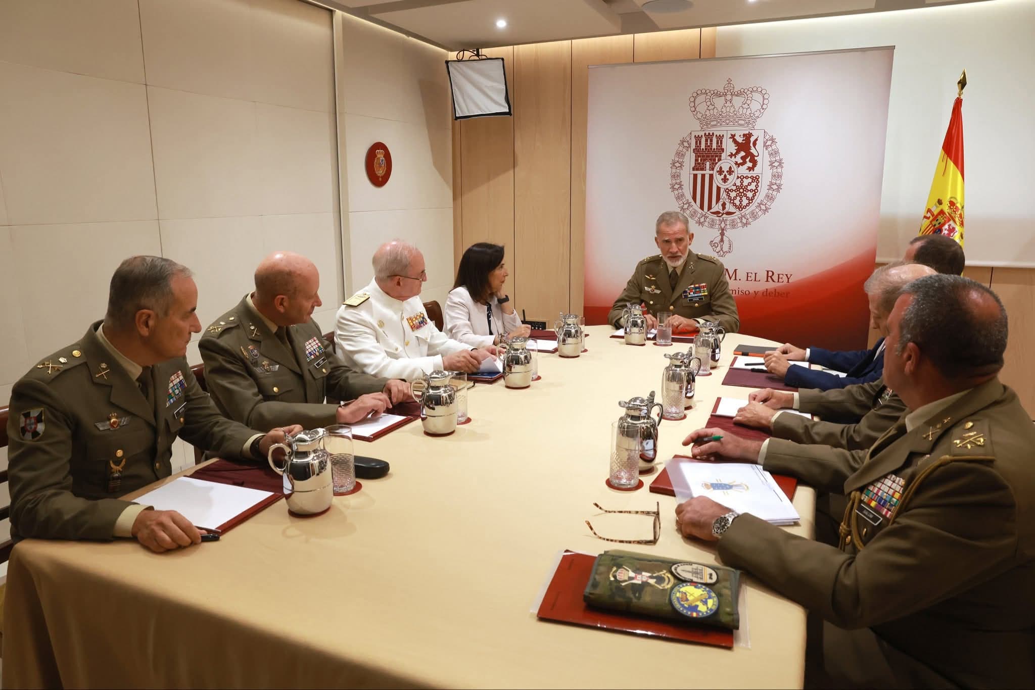 Spanish King Meets Military Chiefs over Ceuta