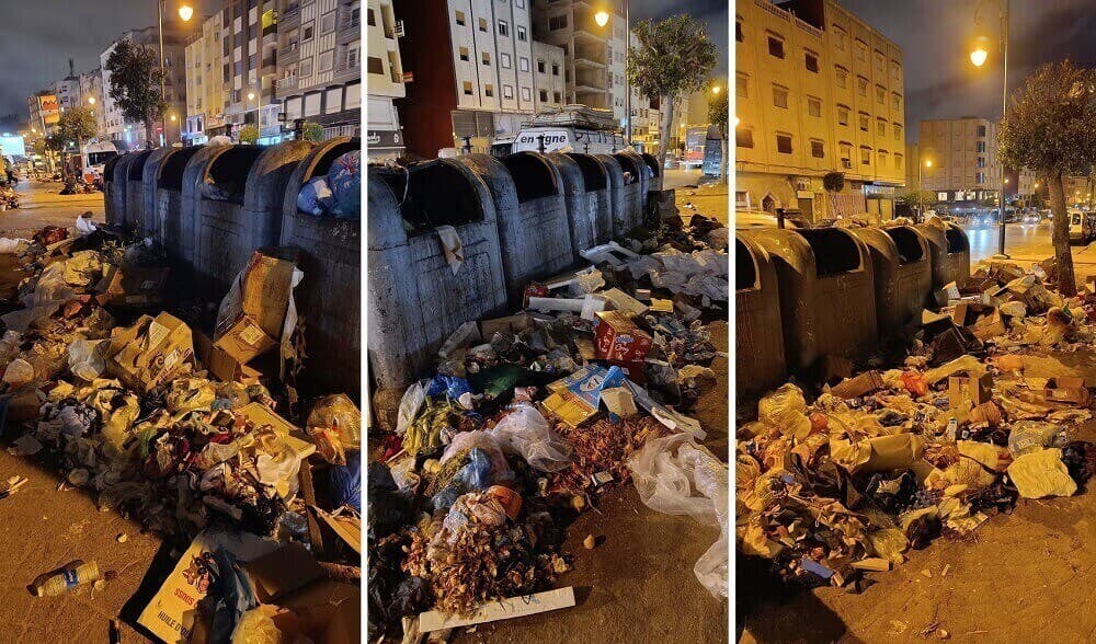 تراكم النفايات في طنجة بلا رقابة