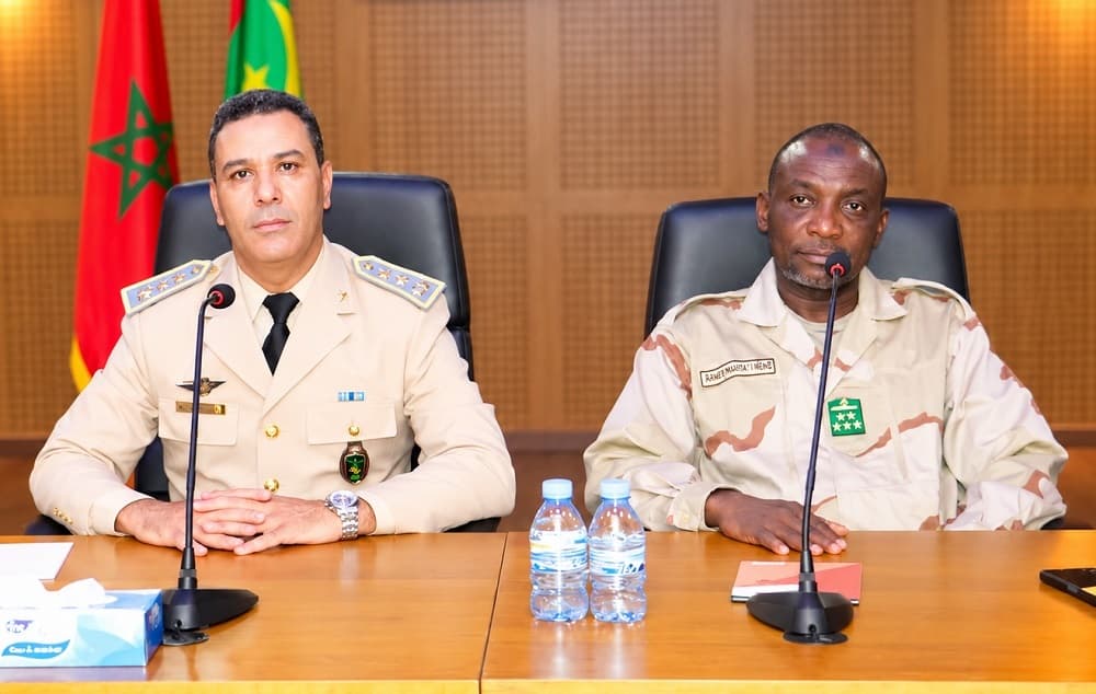 الوفد العسكري المغربي يلتقي بقادة الأركان في نواكشوط