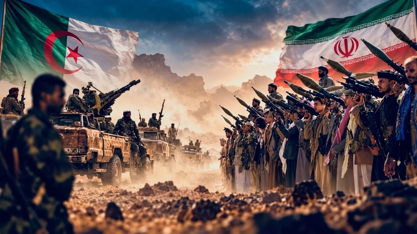Iran and Houthis versus Algeria and Polisario