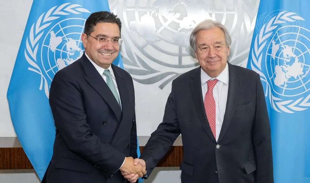 Bourita discusses with UN chief in New York