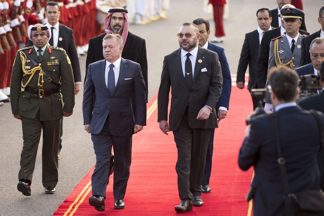 الملك يعبر عن دعم المغرب للأردن