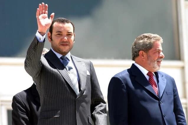 الملك يطمئن على علاقات البرازيل