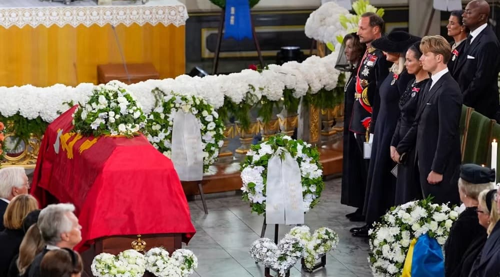 Akhannouch attends Norwegian king's funeral