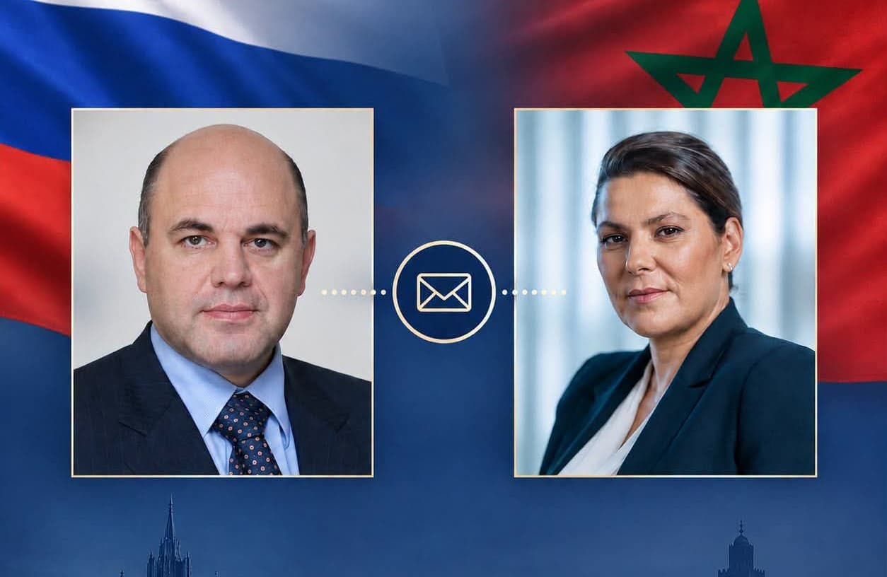 رئيس وزراء روسيا يبارك المنصوري على توليها رئاسة الحكومة المغربية