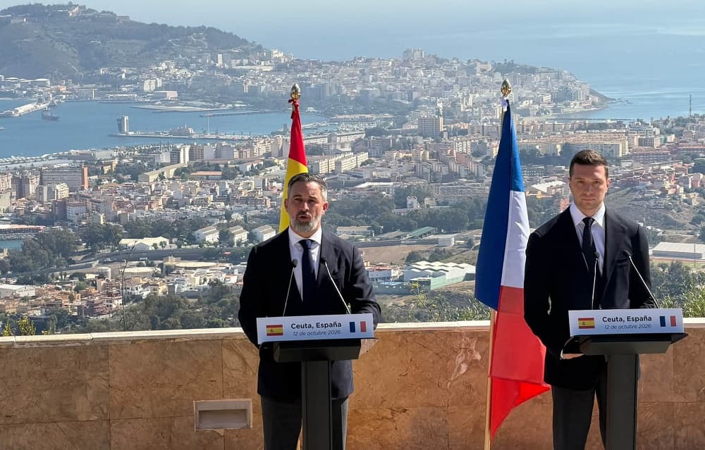 Bardella and Abascal contest Ceuta election issue