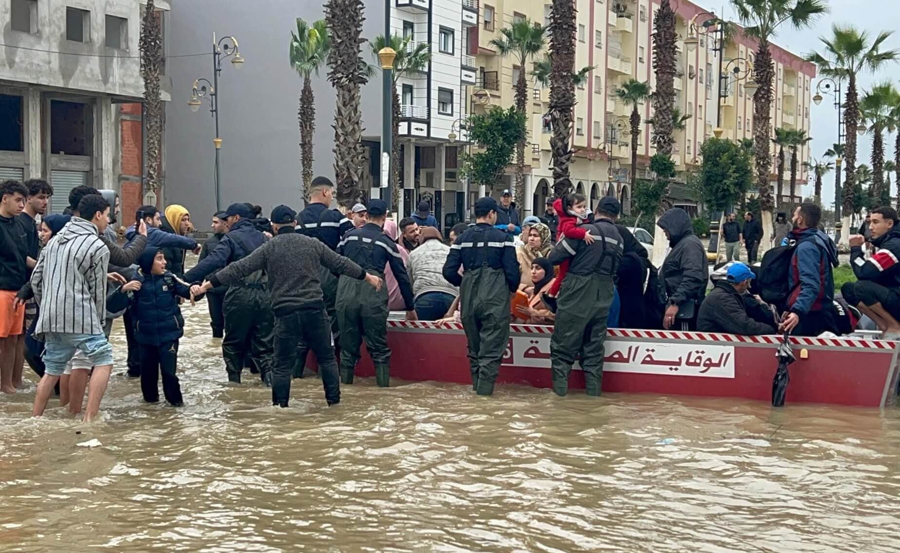 شمال المغرب يختبر جاهزيته لمواجهة الفيضانات