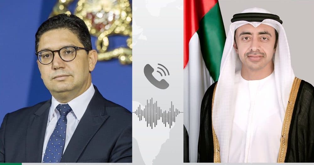بوريطة وعبد بن زايد يتباحثان هاتفيا لتعزيز التعاون