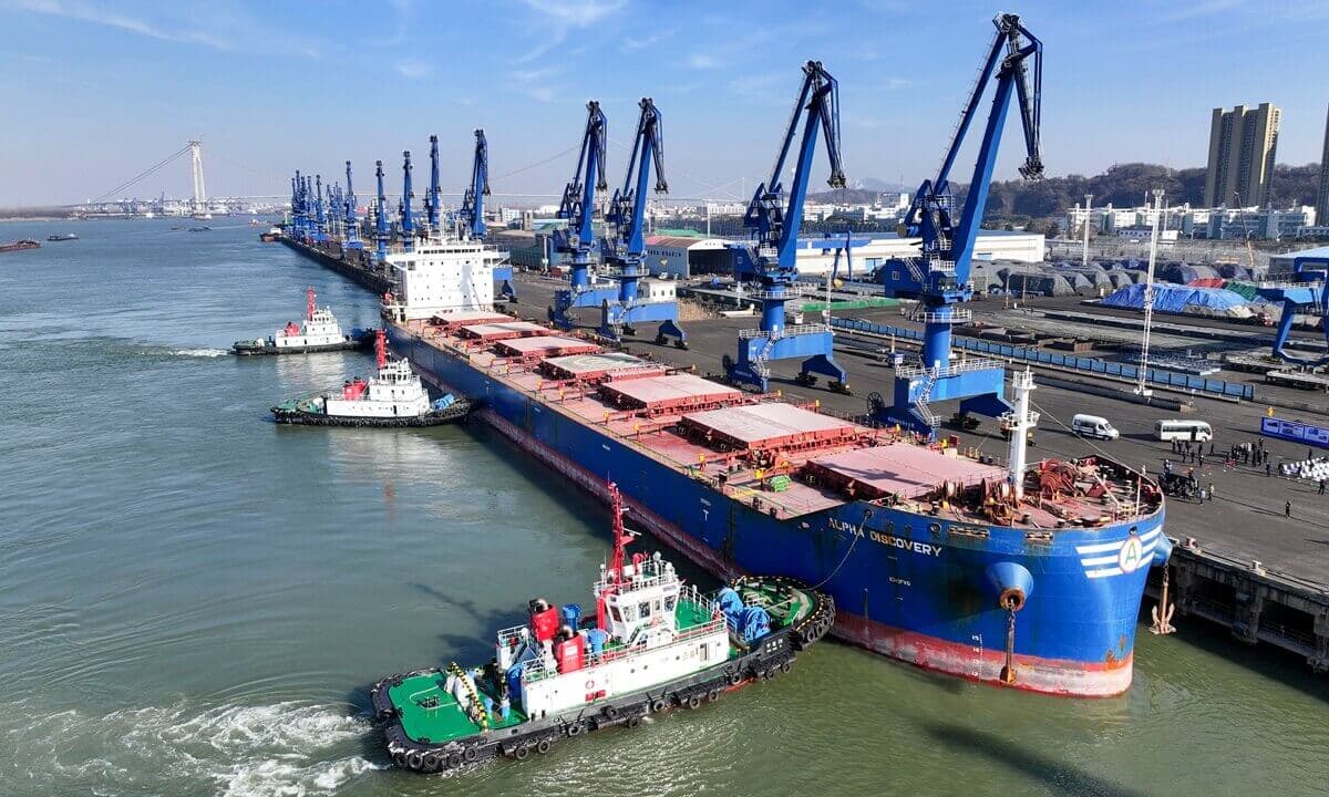 Chinese liquid ammonia shipment to Morocco