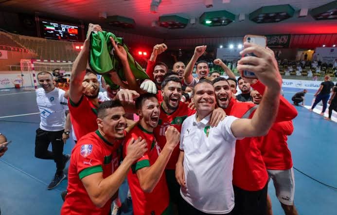 منتخب المغرب يفوز بكأس إفريقيا للكرة داخل الصالات