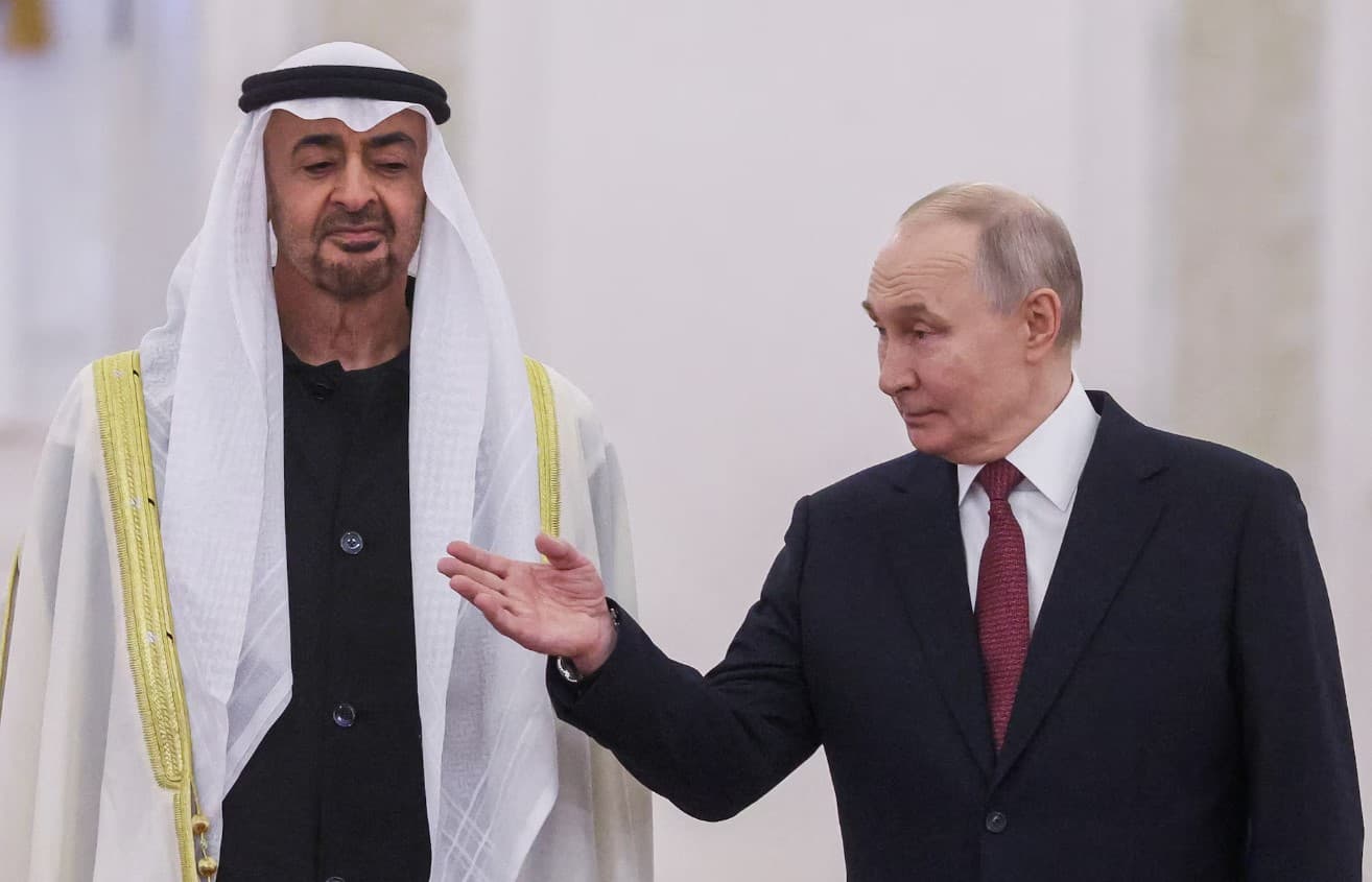 Putin and Bin Zayed discuss shared interests