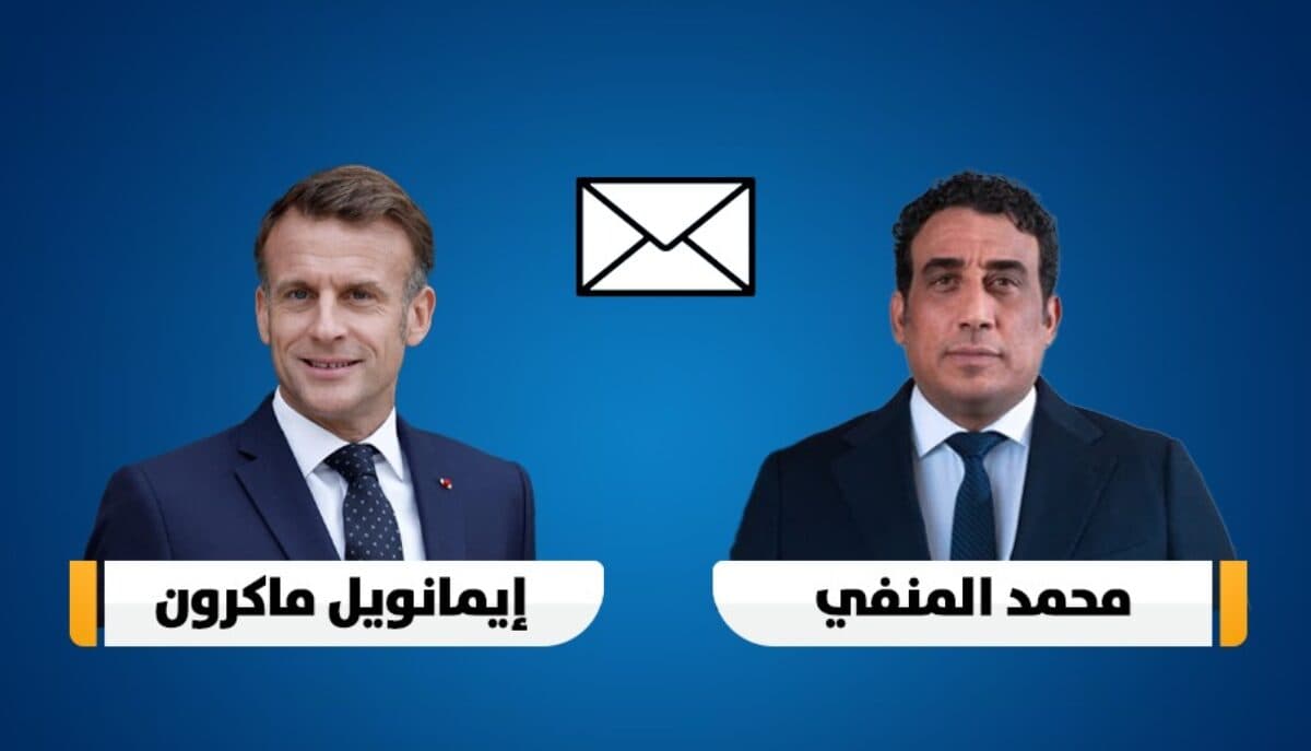ماكرون يرسل رسالة للمنفي بشأن دعم ليبيا