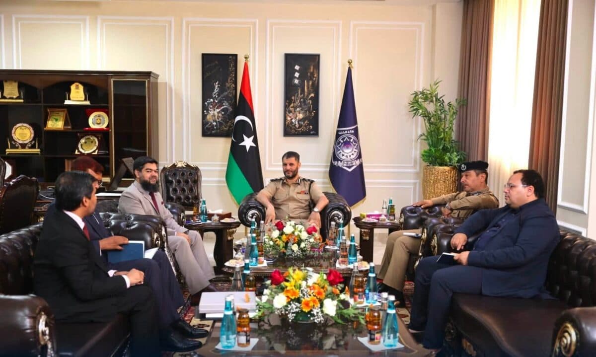 Al-Trablsi Meets with Bangladeshi Ambassador