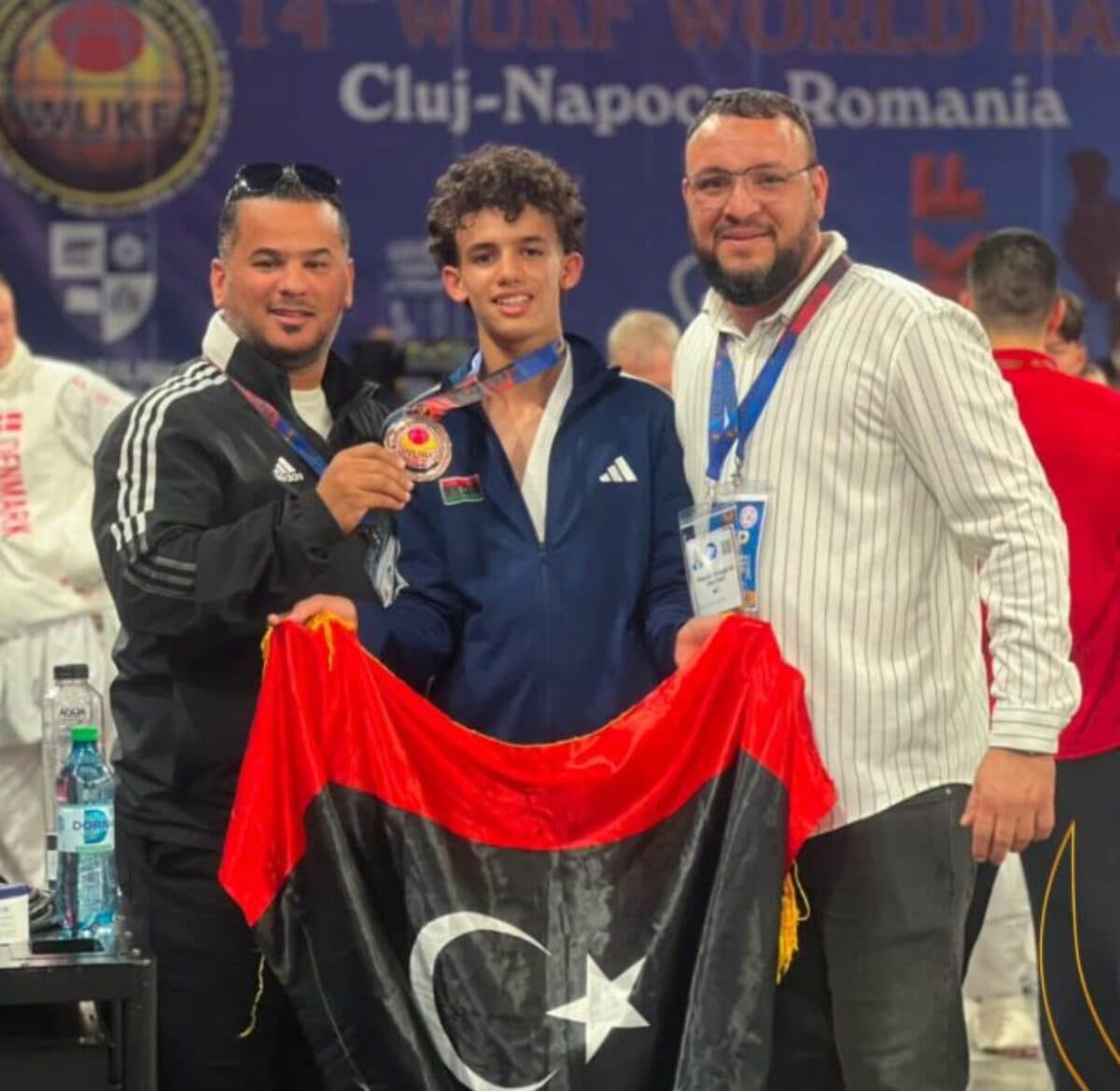 Libyan fighter wins third globally