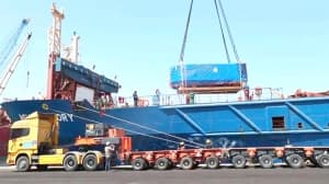 Evening – Raising 360-ton load