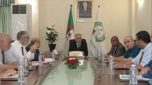 Election Authority Chief Meets Parties