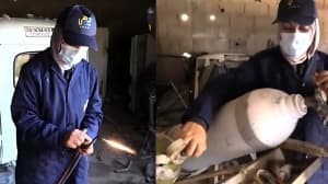 فاطمة عدادين وخبرة دهن السيارات