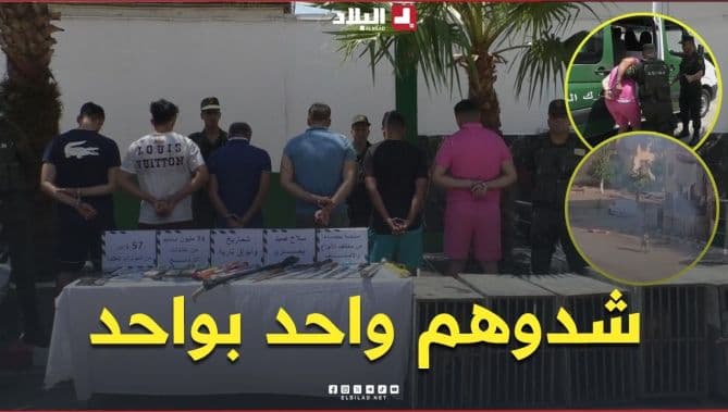 الدرك يوقف أفراد عصابة المخدرات في الرماصنية