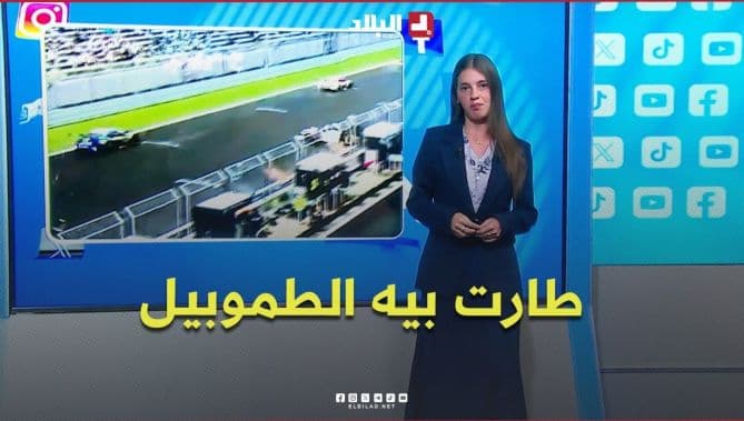 حادث تصادم مروع لسيارة سباق أمام الجمهور