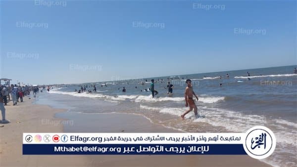 حالة شواطئ الإسكندرية اليوم