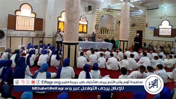 الأطفال يزينون المساجد في فعاليات مبادرة صحح مفاهيمك في بني سويف