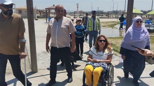 National Authority Official Inspects Damietta Library