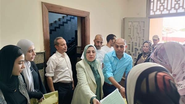 نائب رئيس بنها يراجع اختبارات القدرات