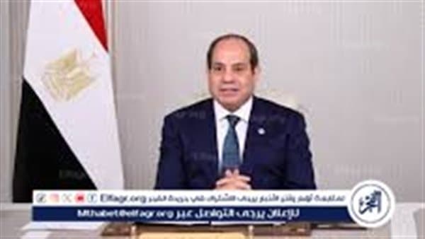 السيسي يؤكد تمسك مصر بحل الدولتين ورفض تهجير الفلسطينيين
