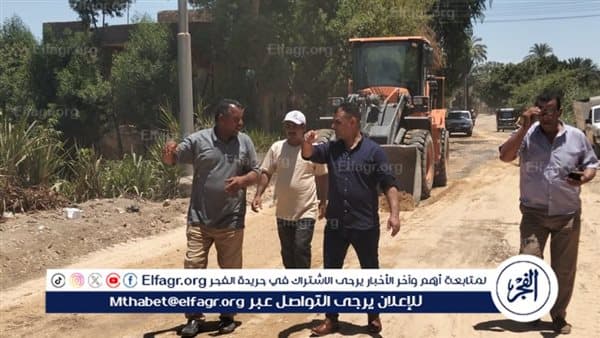 رئيس أرمنت يتابع أعمال النظافة والطرق