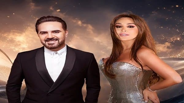 Elissa and Wael Jassar perform at Jeddah Season
