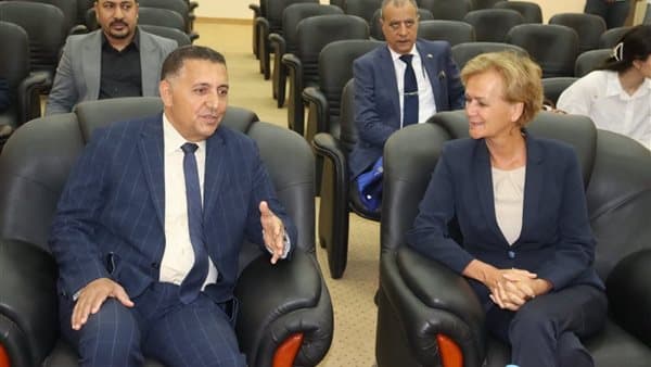 محافظ القليوبية وسفيرة الاتحاد يتفقدان محطة الجبل الأصفر