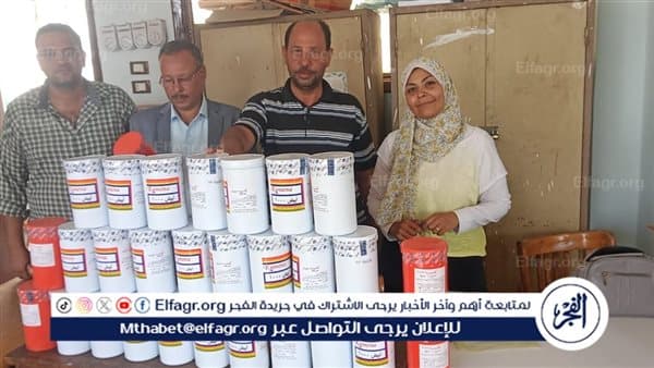 مصادرة 29 عبوة مواد كيميائية مخالفة في حلوى المولد بأسيوط