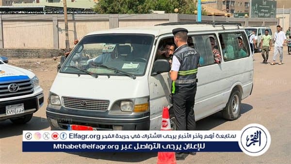 إيقاف 19 مركبة وسحب 69 رخصة بالفيوم
