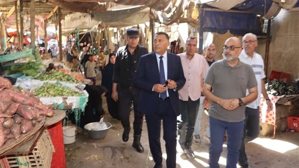 محافظ القليوبية يتابع سوق الجسر ويخطط لإنشاء سوق حضاري