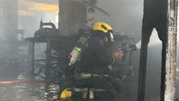 تحول 150 مترًا إلى رماد في حادث مصنع الأحذية