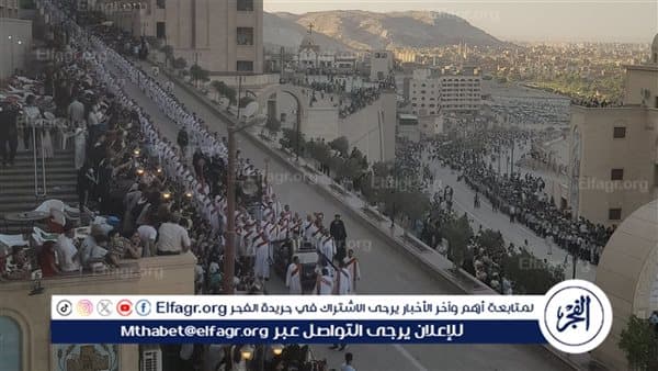 مطران أسيوط يرأس احتفالات درنكة