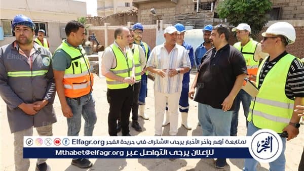 رئيس مياه الغربية يزور محطات برما